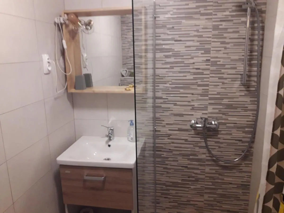Renovated bathroom with shower