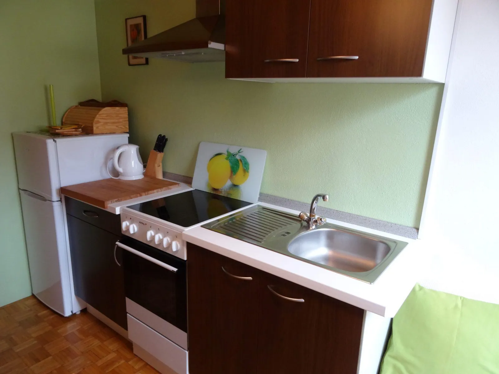 Kuhinja v apartmaju